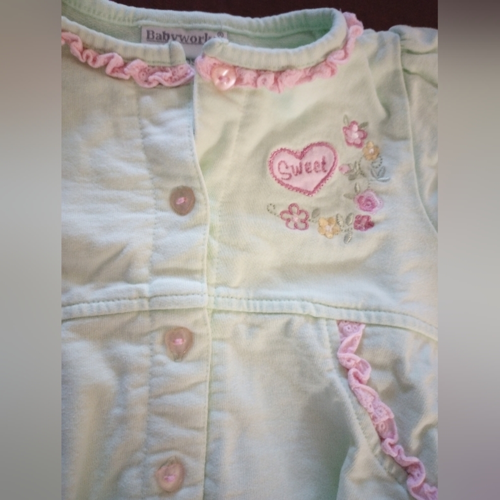 🍓🩳🍰 Babyworks Sweet Heart Cardigan